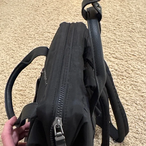 Baggallini Soho Laptop Handled Travel Backpack, Black - Picture 6 of 14